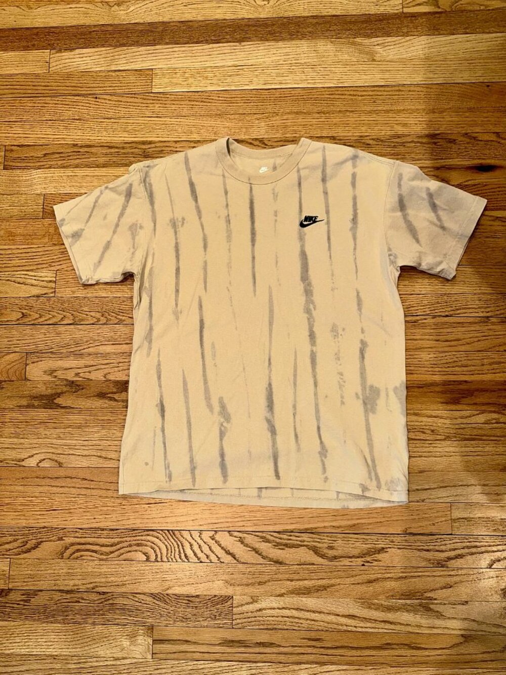 Nike Tan Grey Tie Dye Tee Men's M